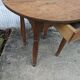 Small round table, pedestal table