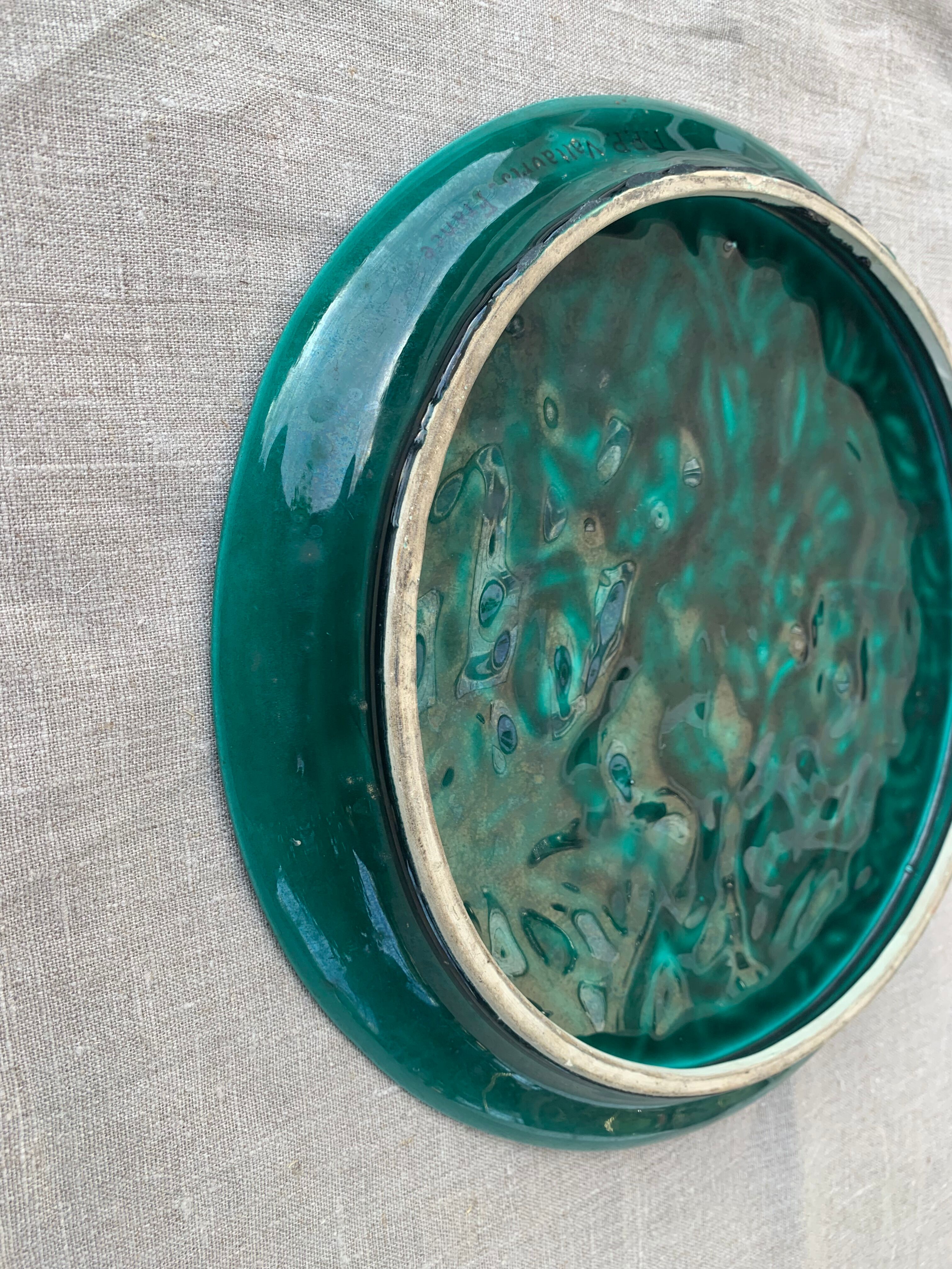 Centerpiece in slip patterns with old cherries