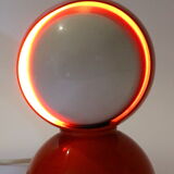 Lampe Eclisse design Vico Magistretti pour Artemide, couleur rouge
