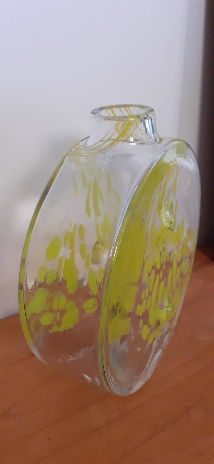 Large vintage glass vase