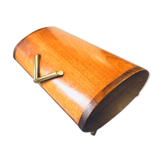 Boite des années 1950 laiton et bois