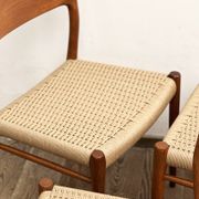 Set of 6 dining chairs by Niels O. Møller for J.L. Mollers