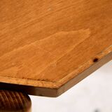 Beech dining set by Bruno Rey for Kusch & Co., Set of 7