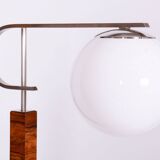 Restored ArtDeco Floor Lamp, J. Halabala, UP Zavody, Chrome, Czechia, 1930s
