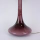 1960s Portuguese Amethyst Opaline Glass Table Lamp