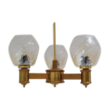 Mid-century Wood Chandelier,1970's.