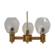 Mid-century Wood Chandelier,1970's.