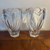 Pair of crystal vases