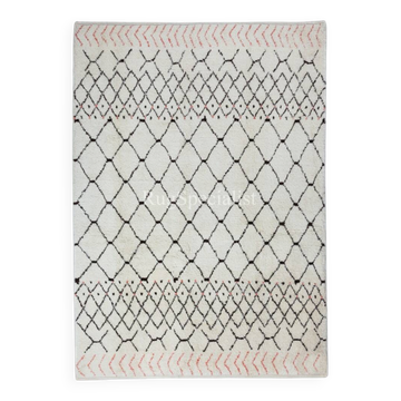 Tapis Tulu de style berbère marocain fait à la main en laine. Options personnalisées disponibles.