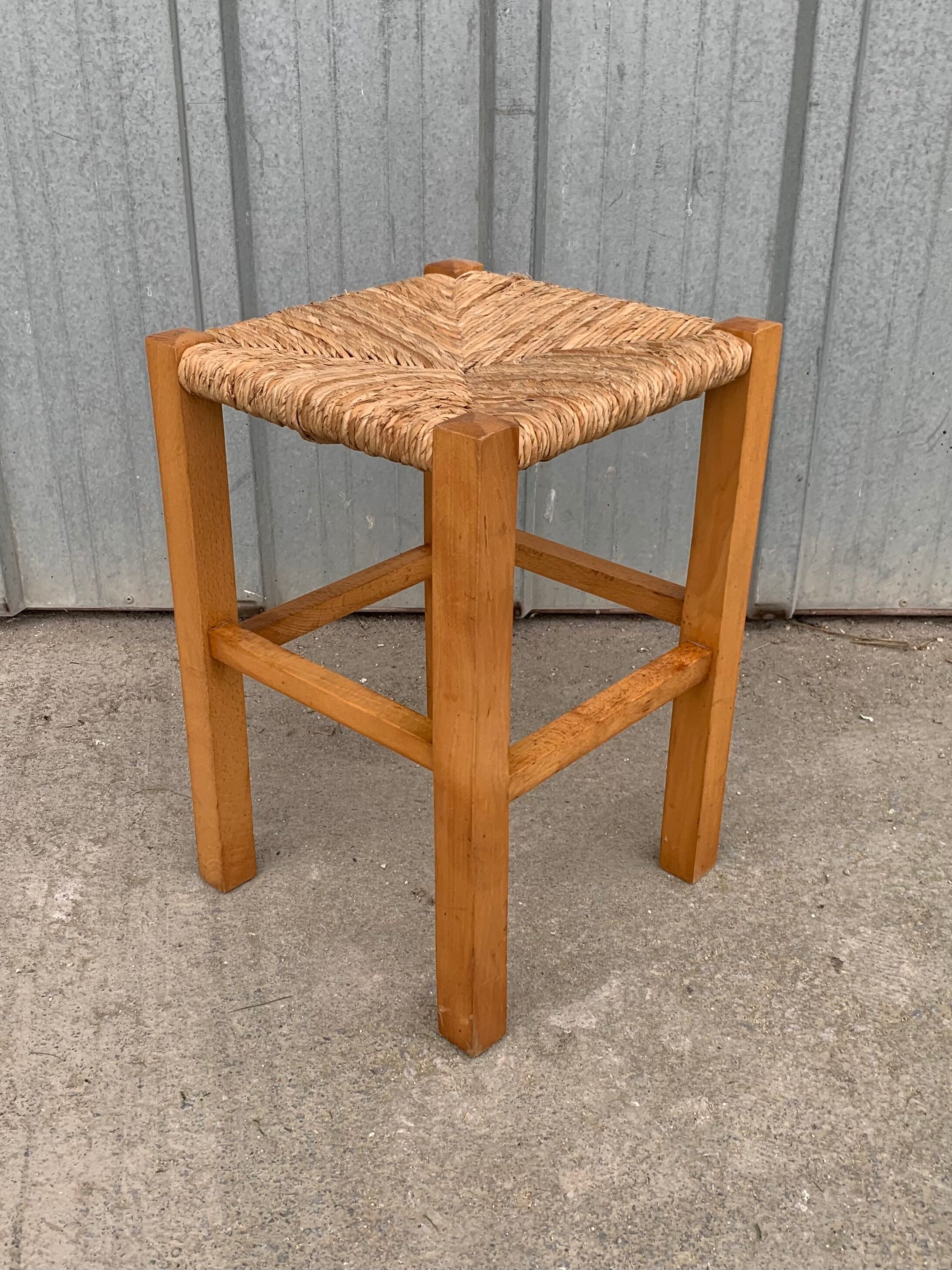 Old stuffed stool