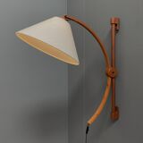 Danish teak wall lamp by Domus Denmark 1970s