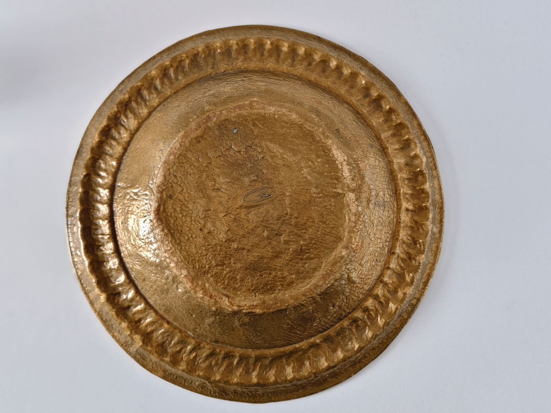 Hammered brass cup Collini Austria - 1960s