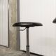 Pair of Mirima brand telescopic and rotating stools (84 to 53cm)