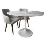 Marble tulip table