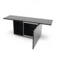 Black lacquered buffet by Giotto Stoppino for Acerbis, 1970s.
