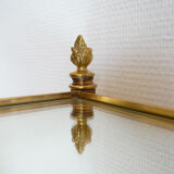 Table d’appoint en bronze et laiton