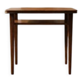 Mid-century walnut coffee table, wooden living room table, 1950s