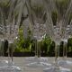6 verres à vin rouge en cristal villeroy et boch. modèle concorde.