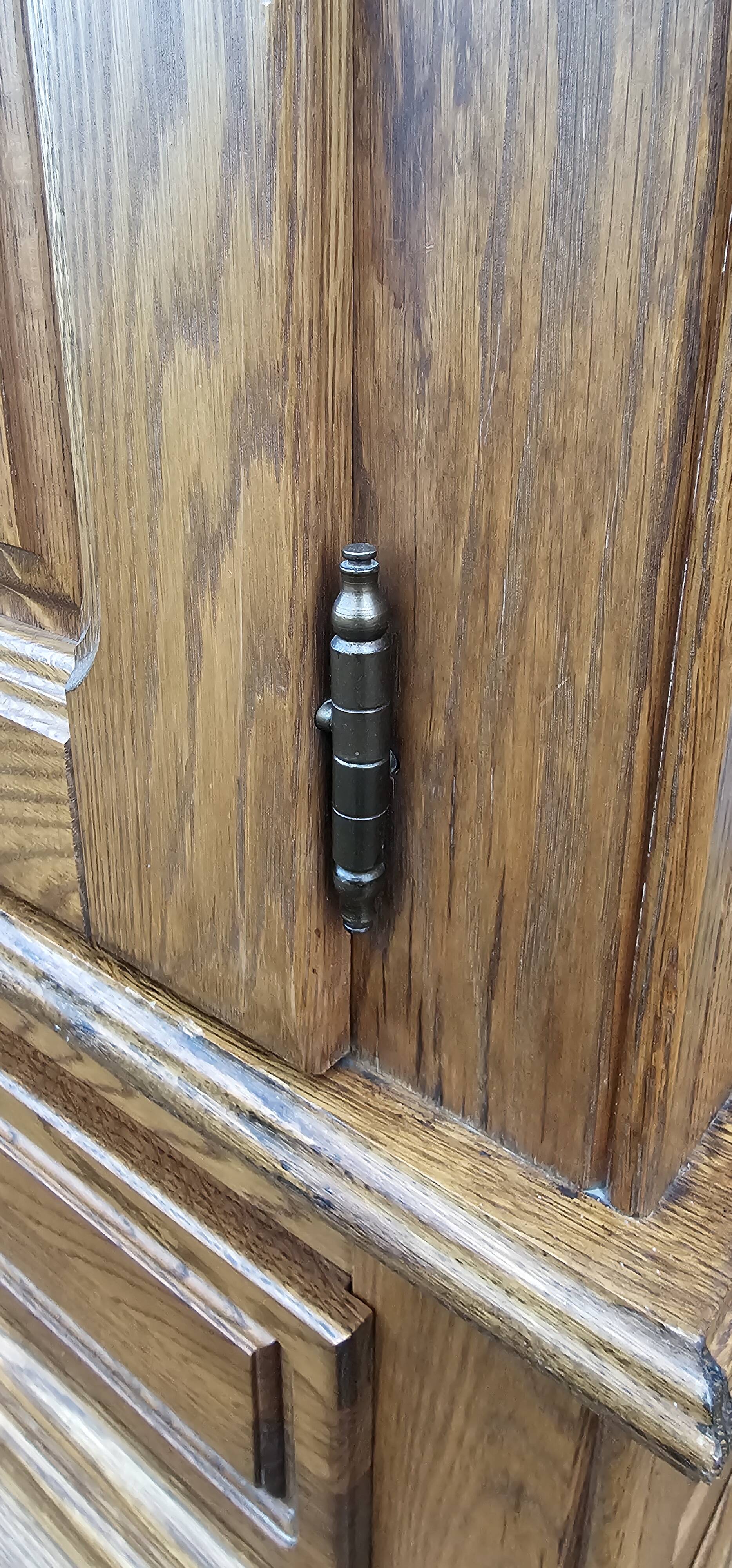 Oak wardrobe - wardrobe