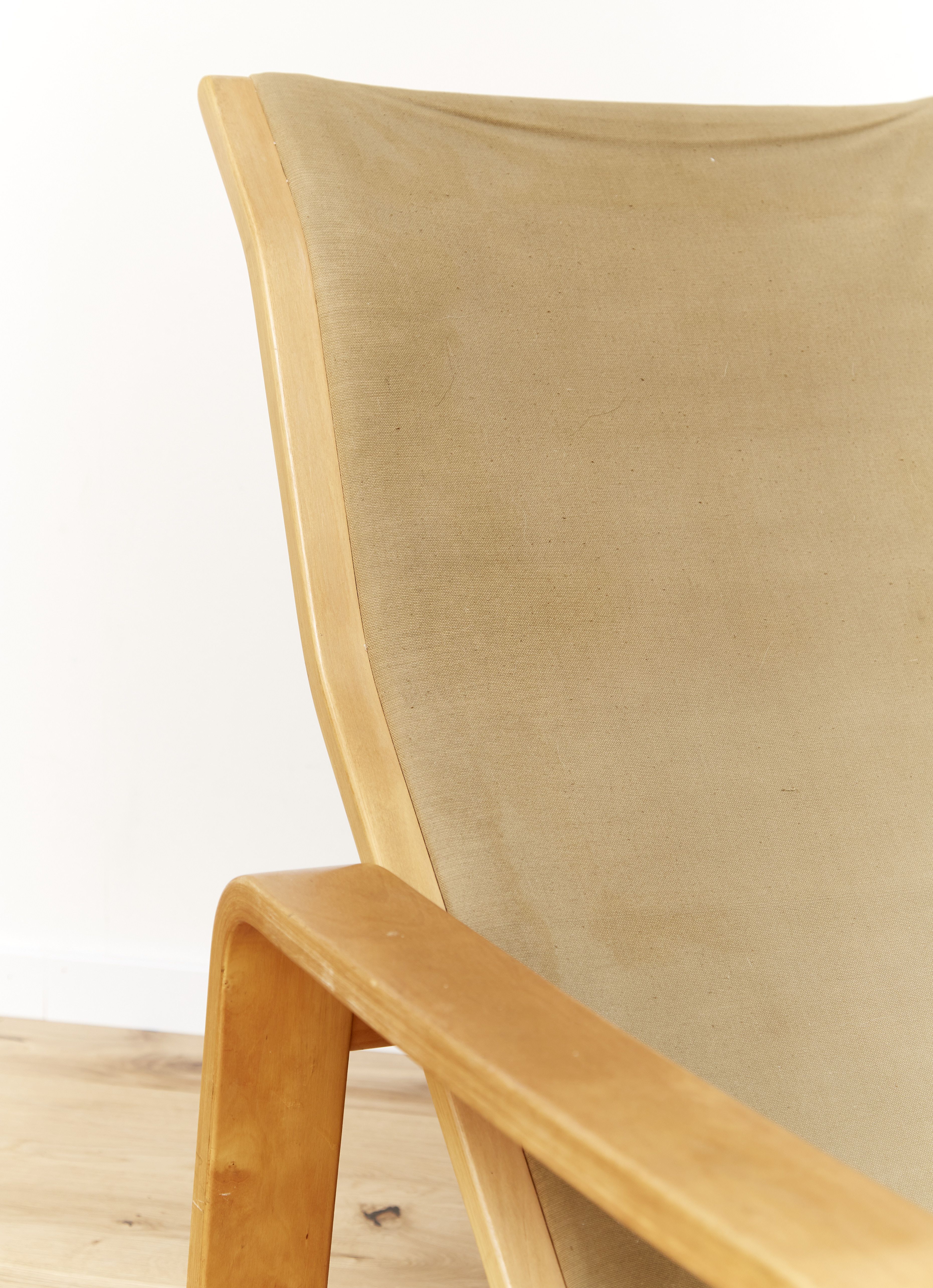 Mid-Century Pulkka lounge chair by Ilmari Lappalainen for Asko