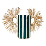 Hand-painted ceramic vase