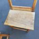 Paire de chaises rustiques vintage