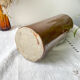 Vintage iridescent brown stoneware bottle