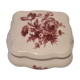 Limoges porcelain candy box with floral decoration