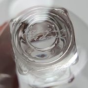 6 Lalique stamped glasses
