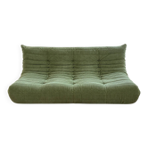 Canapé banquette 3 places Togo - velours vert