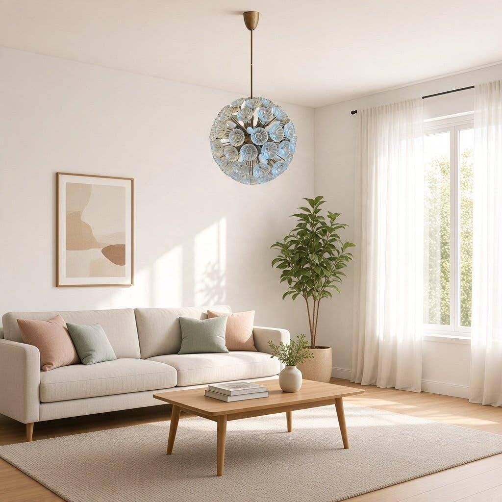 Suspension Sputnik au design vintage « Pissenlit »