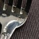12 cheese or dessert forks - silver plated - Ravinet d'Enfert