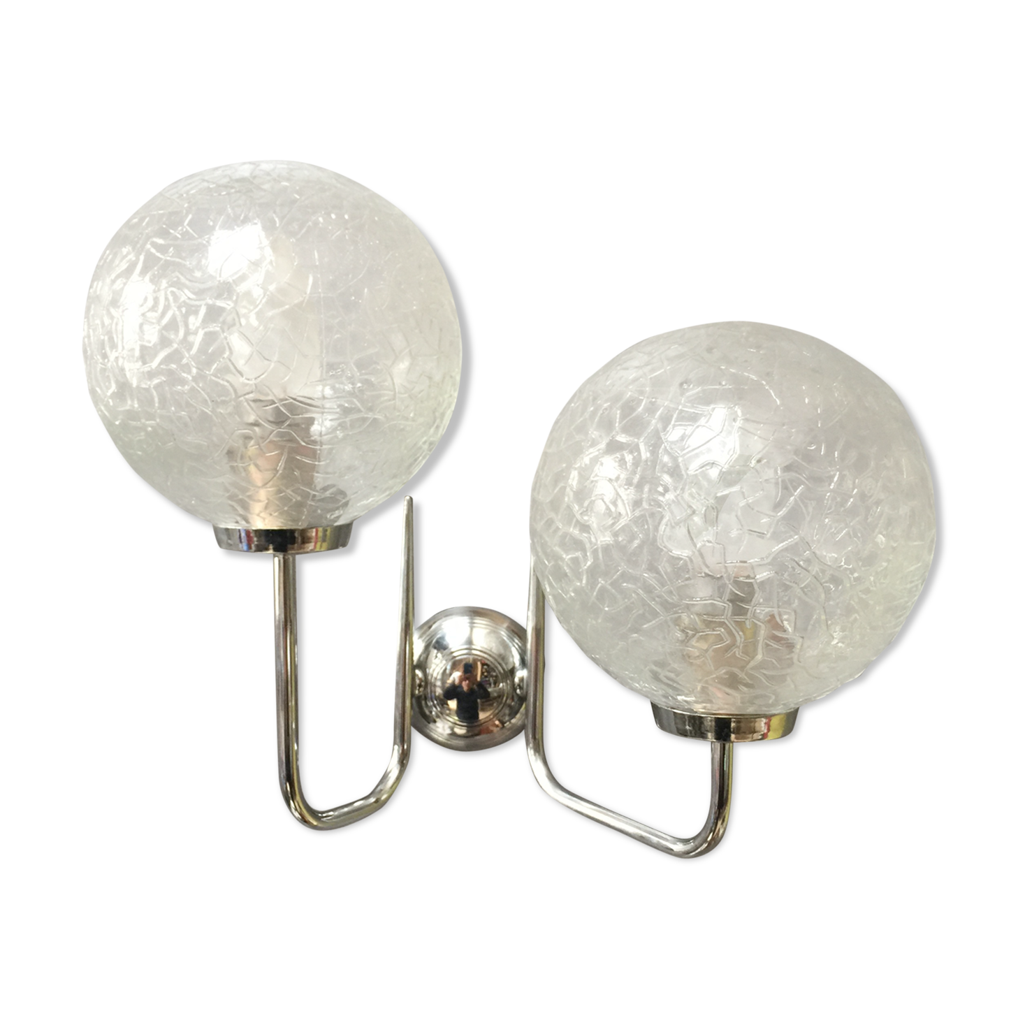 Vintage globe sconce