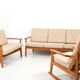 Mid Century Danish 3-Seater Sofa in Teak