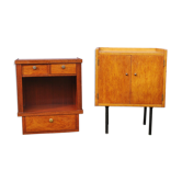Duo de chevets des années 60