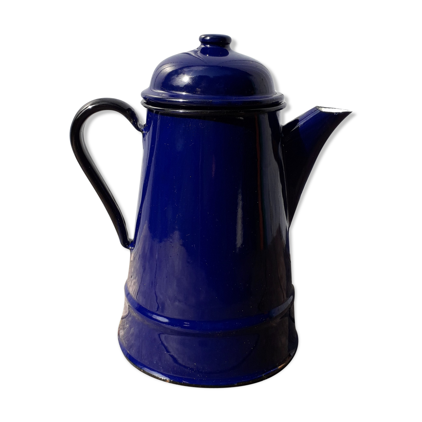 Japy blue enamelled coffee maker
