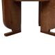 Table d'appoint Art Déco petite en chêne design minimaliste