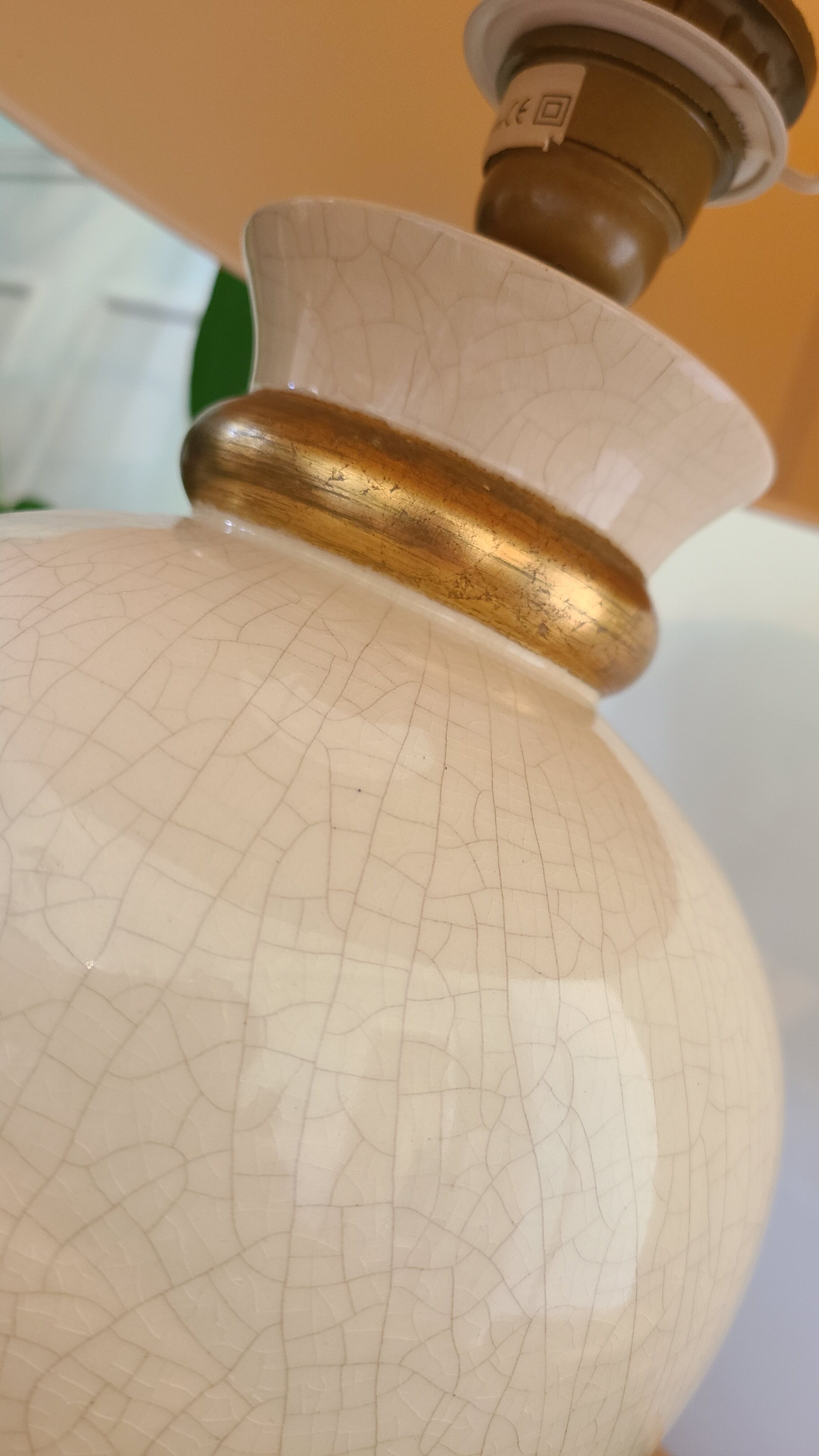 Luxury lamp signed Le Dauphin, vintage 70s