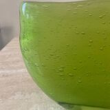 Murano vase in bubble-blown glass paste