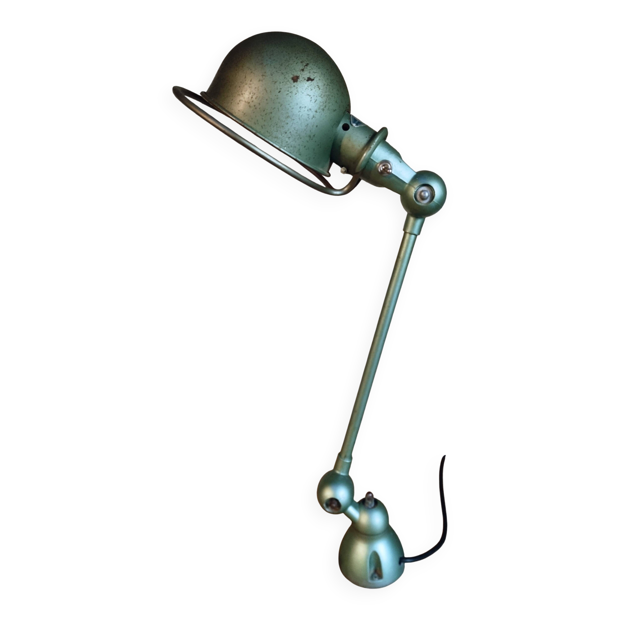 Lampe de bureau industrielle vintage Jielde – Lampe de travail réglable verte