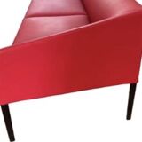 Saari high-end sofa by Arper, red sofa