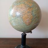 Globe Terrestre Ancien G.thomas France Début Années 1900
