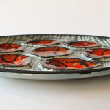 Pornic 60s oyster serving plates