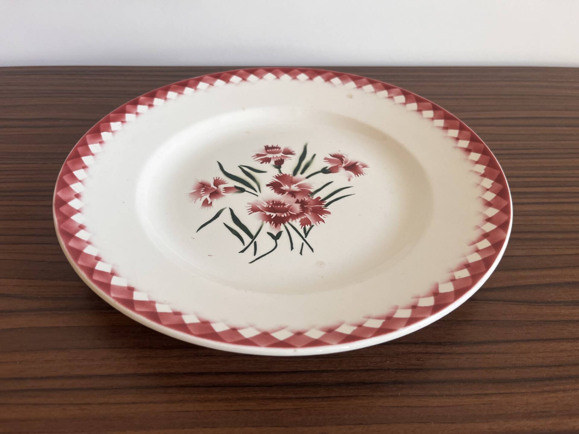 Service plate Sarreguemines