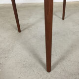 Minimalistic 60s danish side table tisch | FRANCE & DAVERKOSEN teak | Sound, Denmark and France. Midcentury modern TEAK