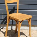 2 Baumann No. 19 chairs in light beech