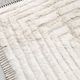 Moroccan Berber carpet beni ouarain unbleached plain with engraved pattern 300x216cm