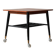 Vintage Scandinavian teak coffee table with castors