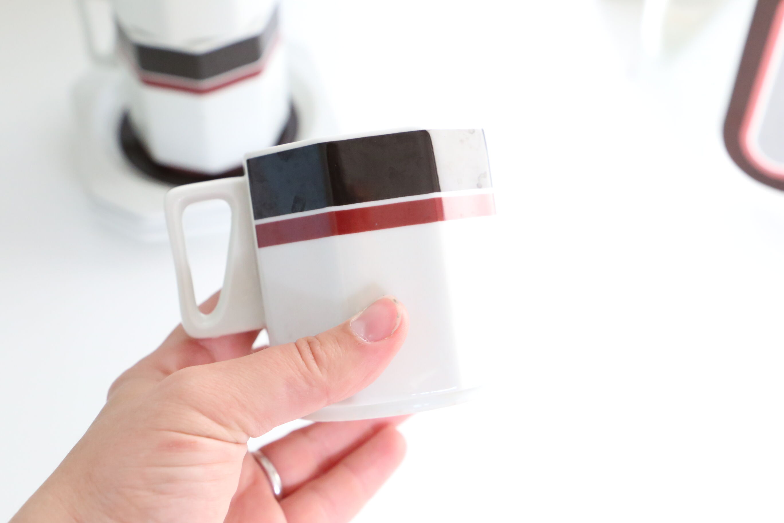 Coffee service from the Villeroy and Boch avant-garde range