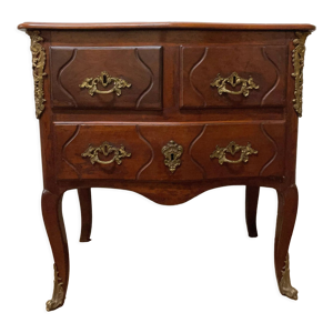 Commode à façade galbée d'époque